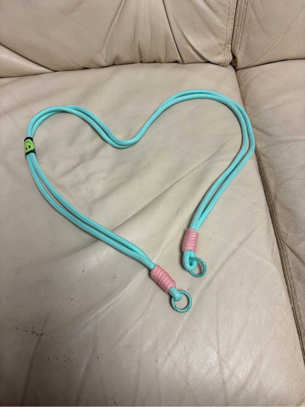 Teal Green Rope Crossbody Phone Strap Lanyard